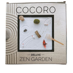 Deluxe Zen Garden - White and Brown